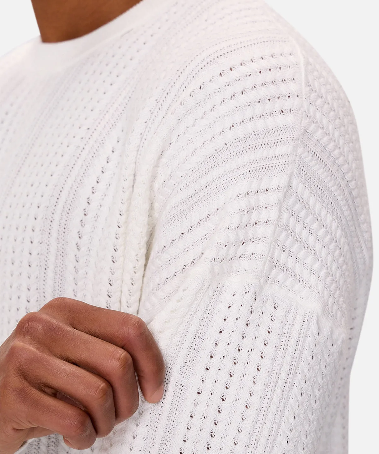 The Alessio Crew Neck Sweater - Ivory