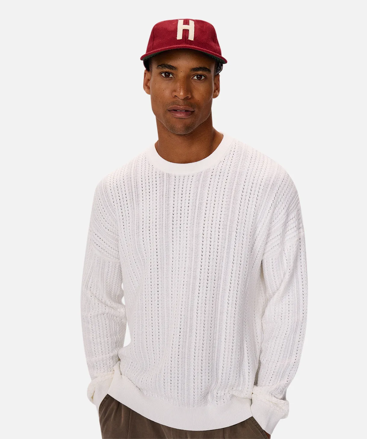 The Alessio Crew Neck Sweater - Ivory