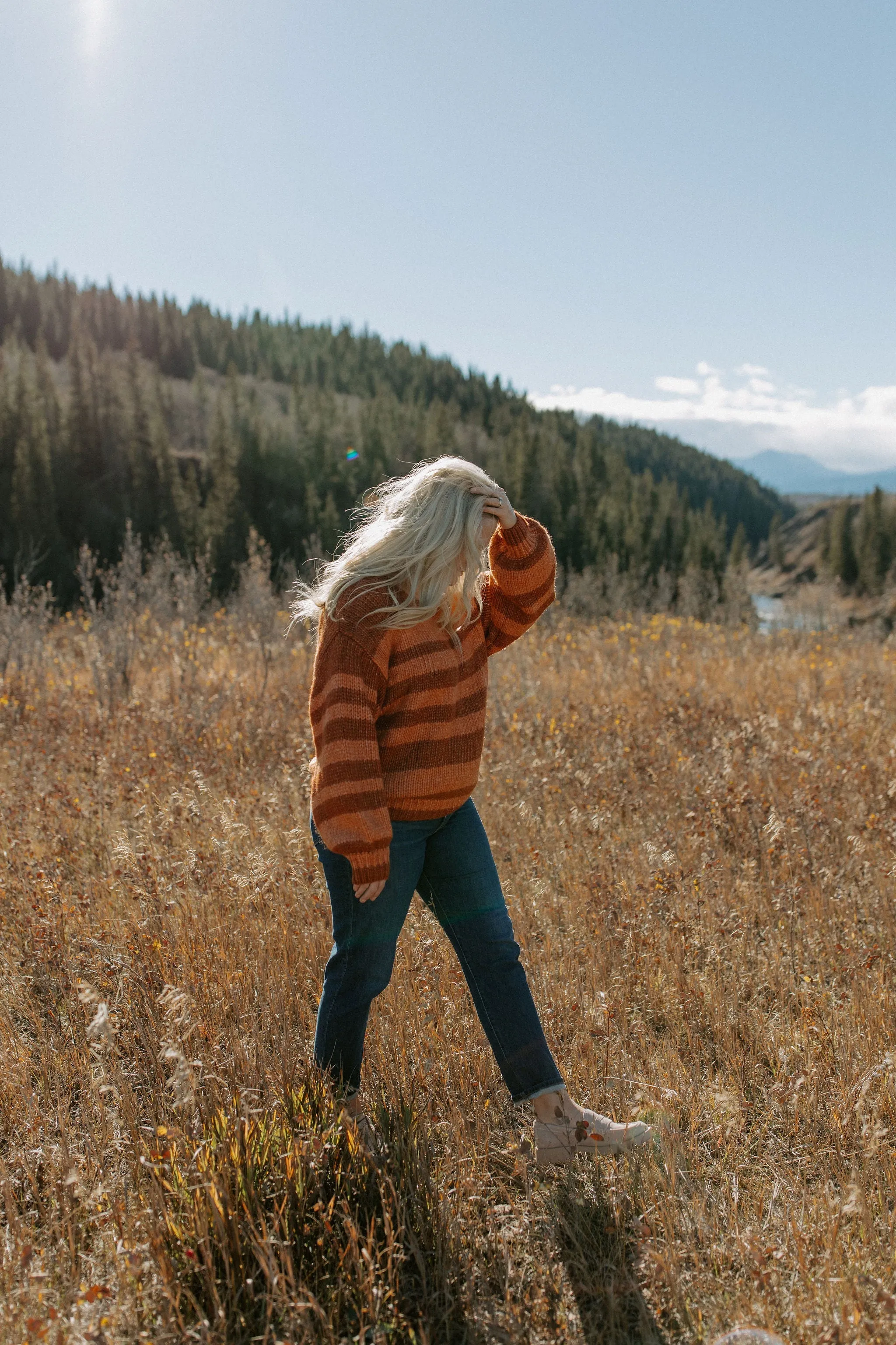 The Autumn Spice Chunky Knit Sweater