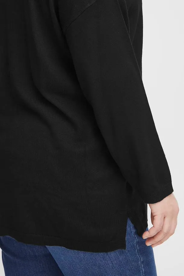 The Blume Pullover - Black - PLUS