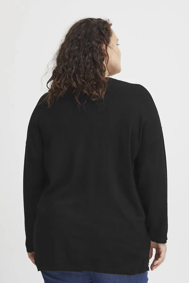 The Blume Pullover - Black - PLUS