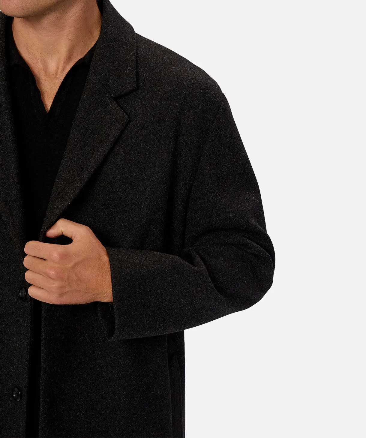 The Jacques Coat - Charcoal