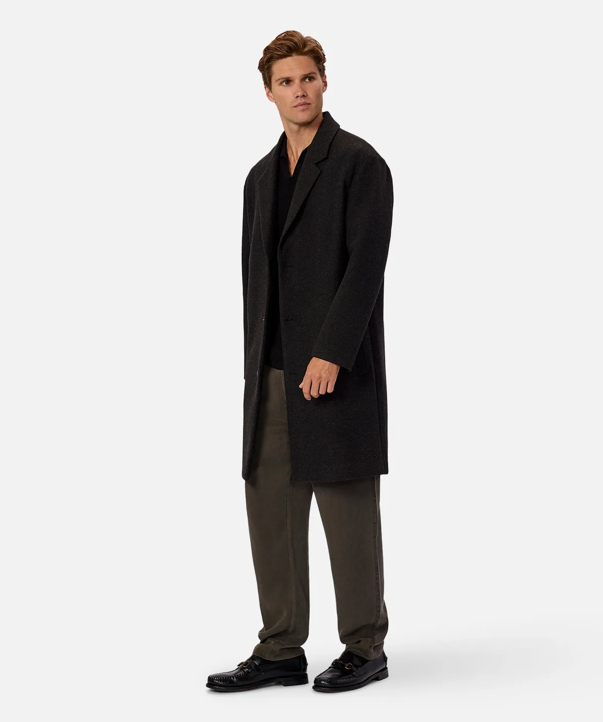 The Jacques Coat - Charcoal