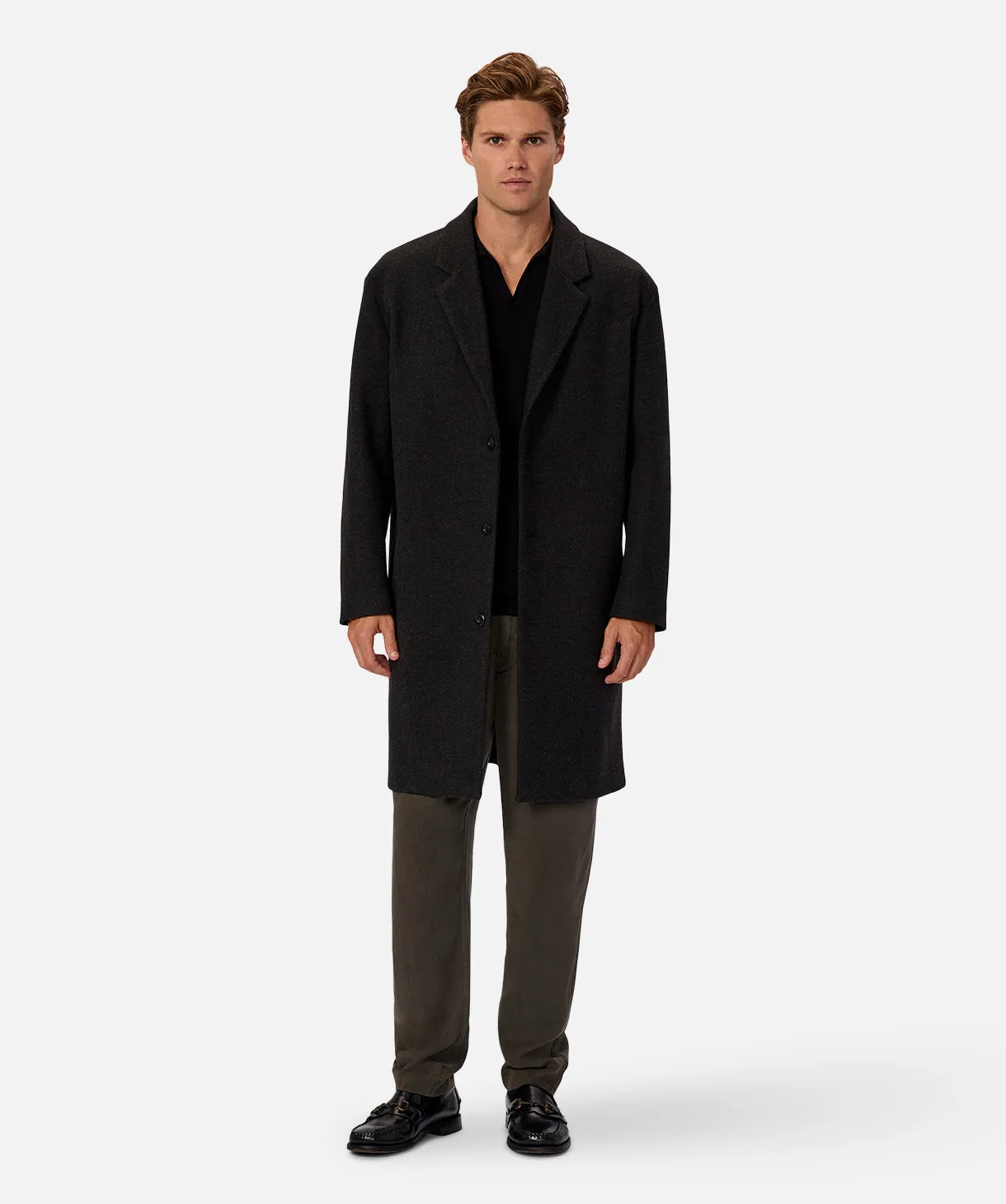 The Jacques Coat - Charcoal