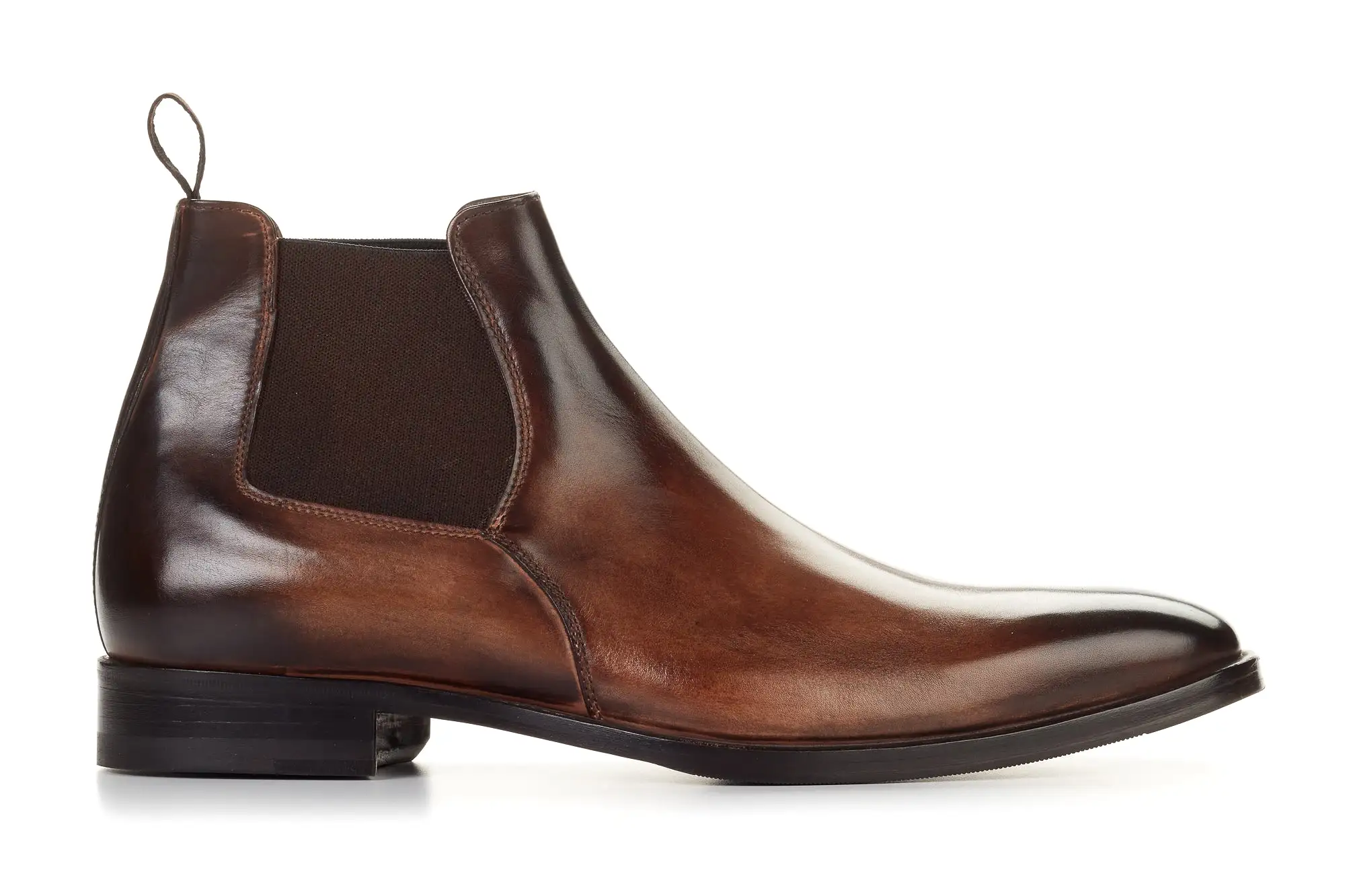 The Wayne Low-Cut Chelsea Boot - Chocolate