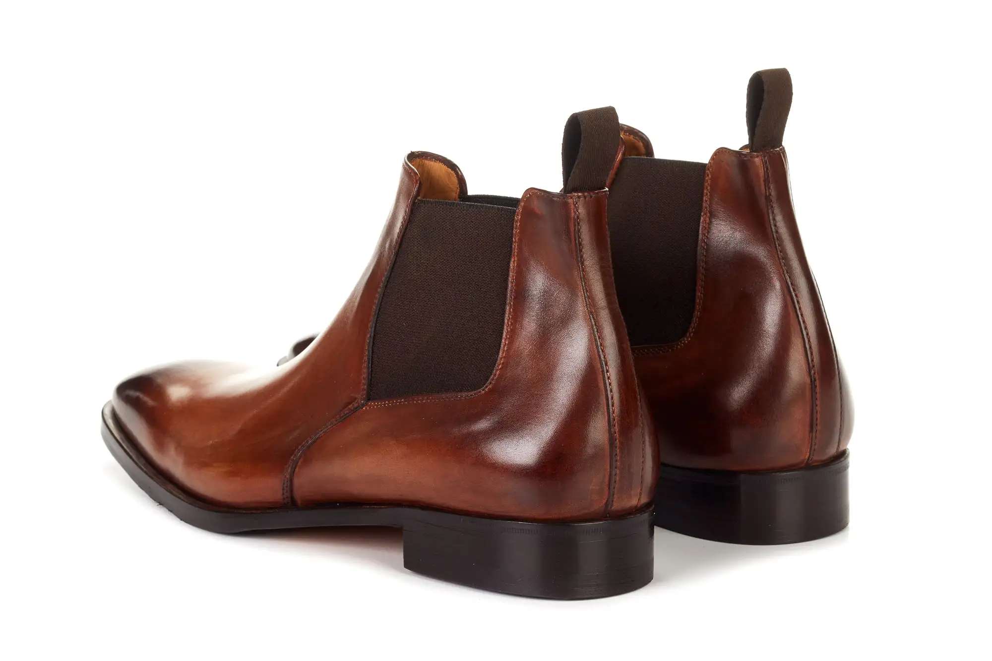 The Wayne Low-Cut Chelsea Boot - Marrone