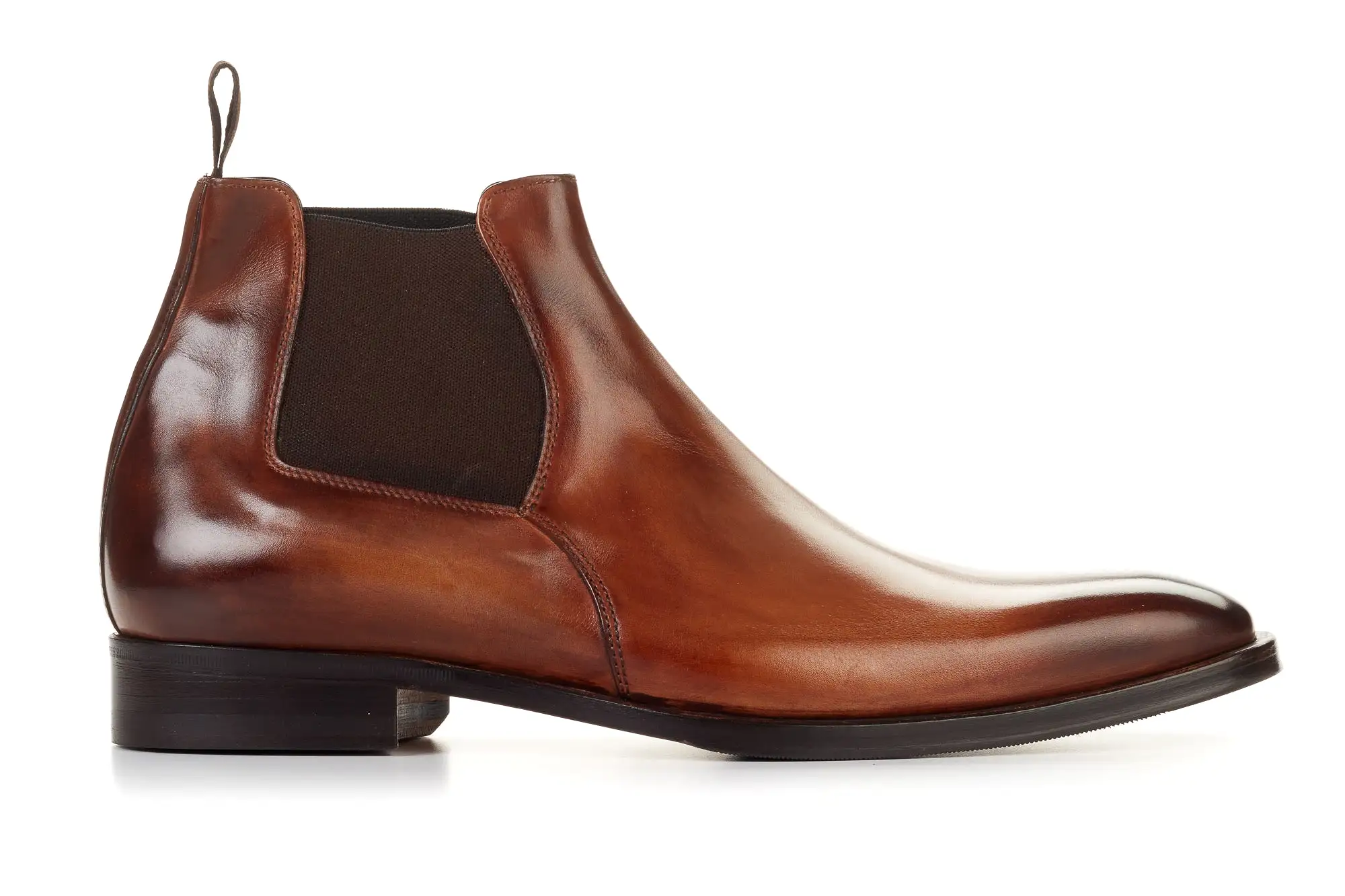 The Wayne Low-Cut Chelsea Boot - Marrone