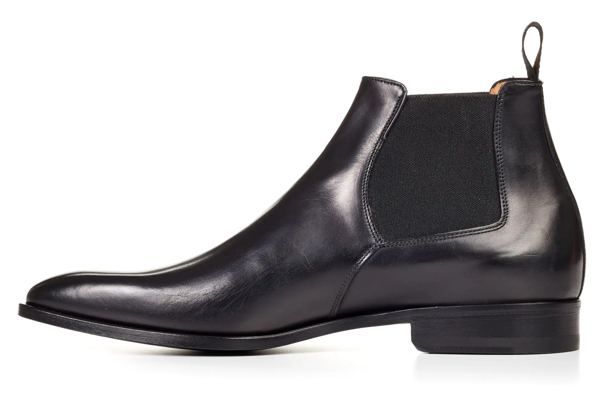 The Wayne Low-Cut Chelsea Boot - Nero