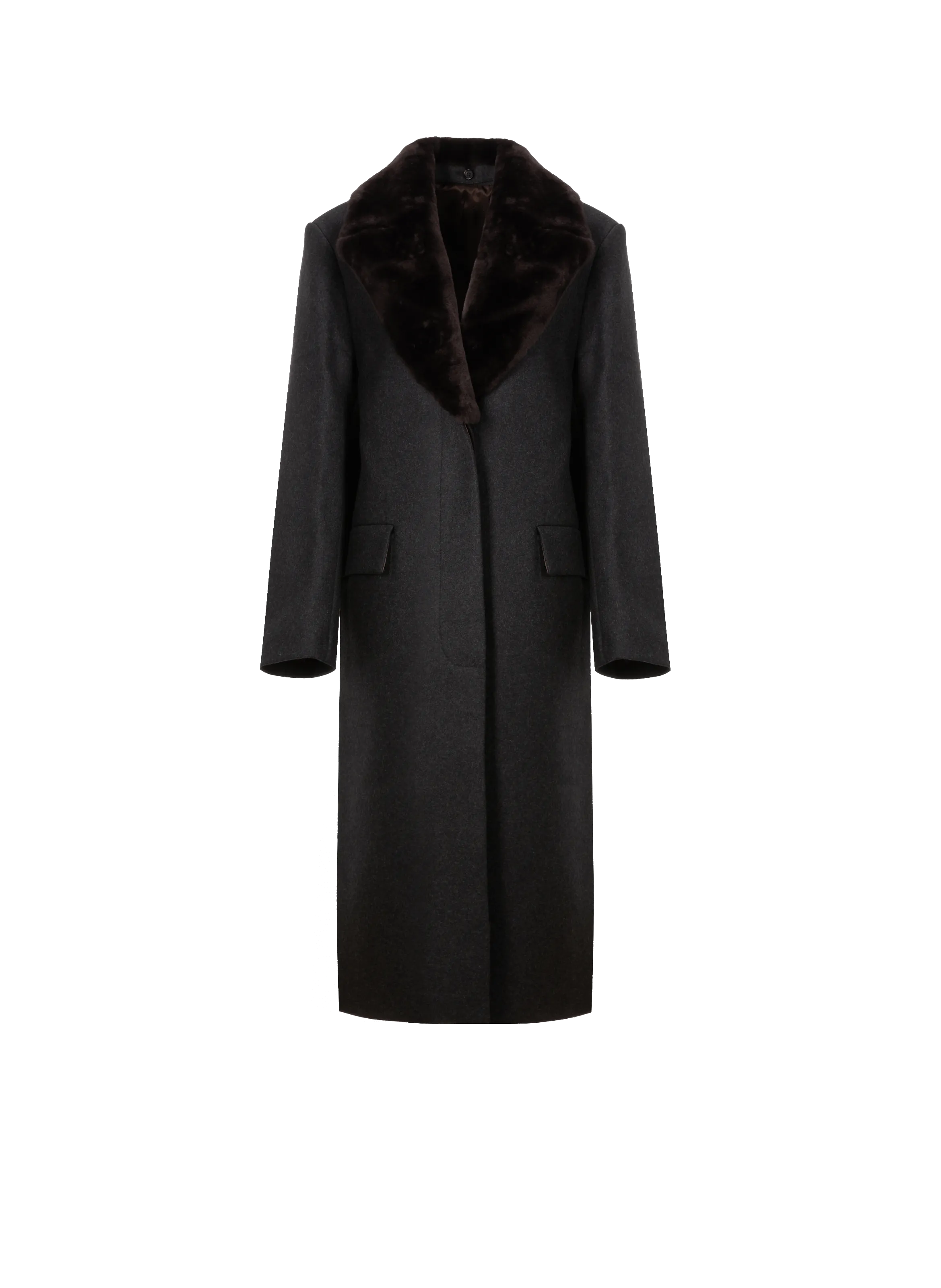 TOTEME  Wool-blend coat - Black