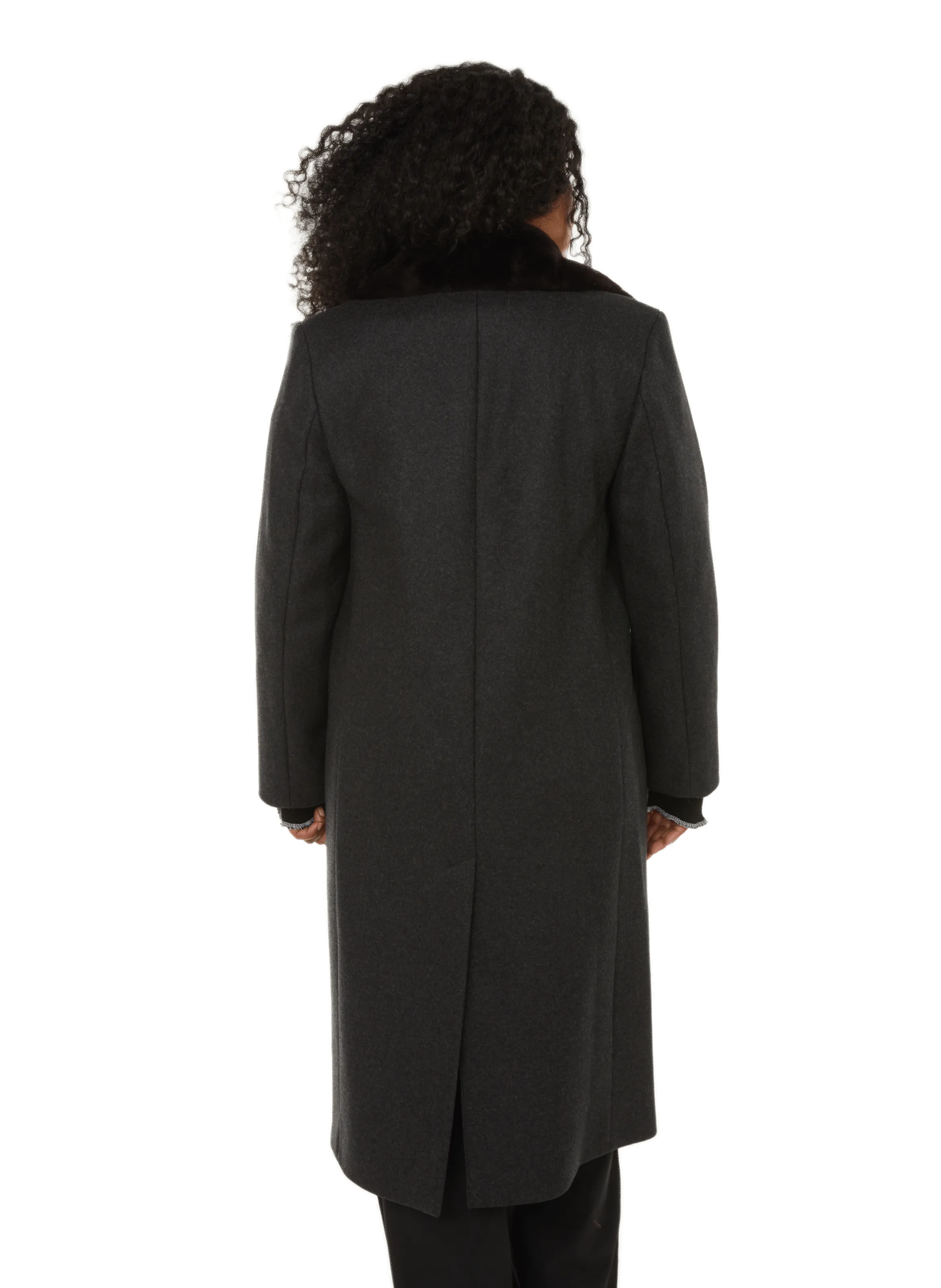 TOTEME  Wool-blend coat - Black