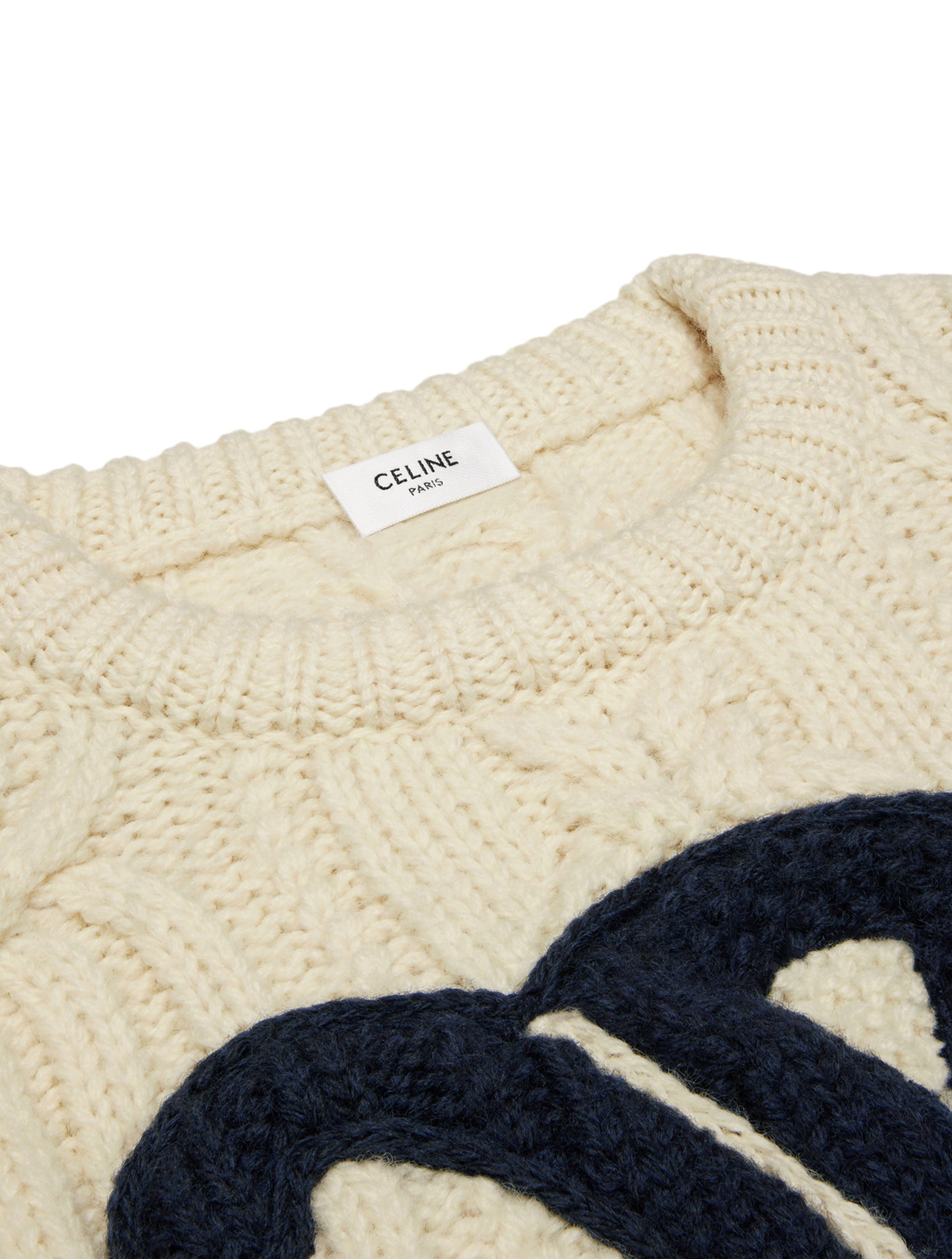 TRIOMPHE CREW NECK SWEATER IN WOOL