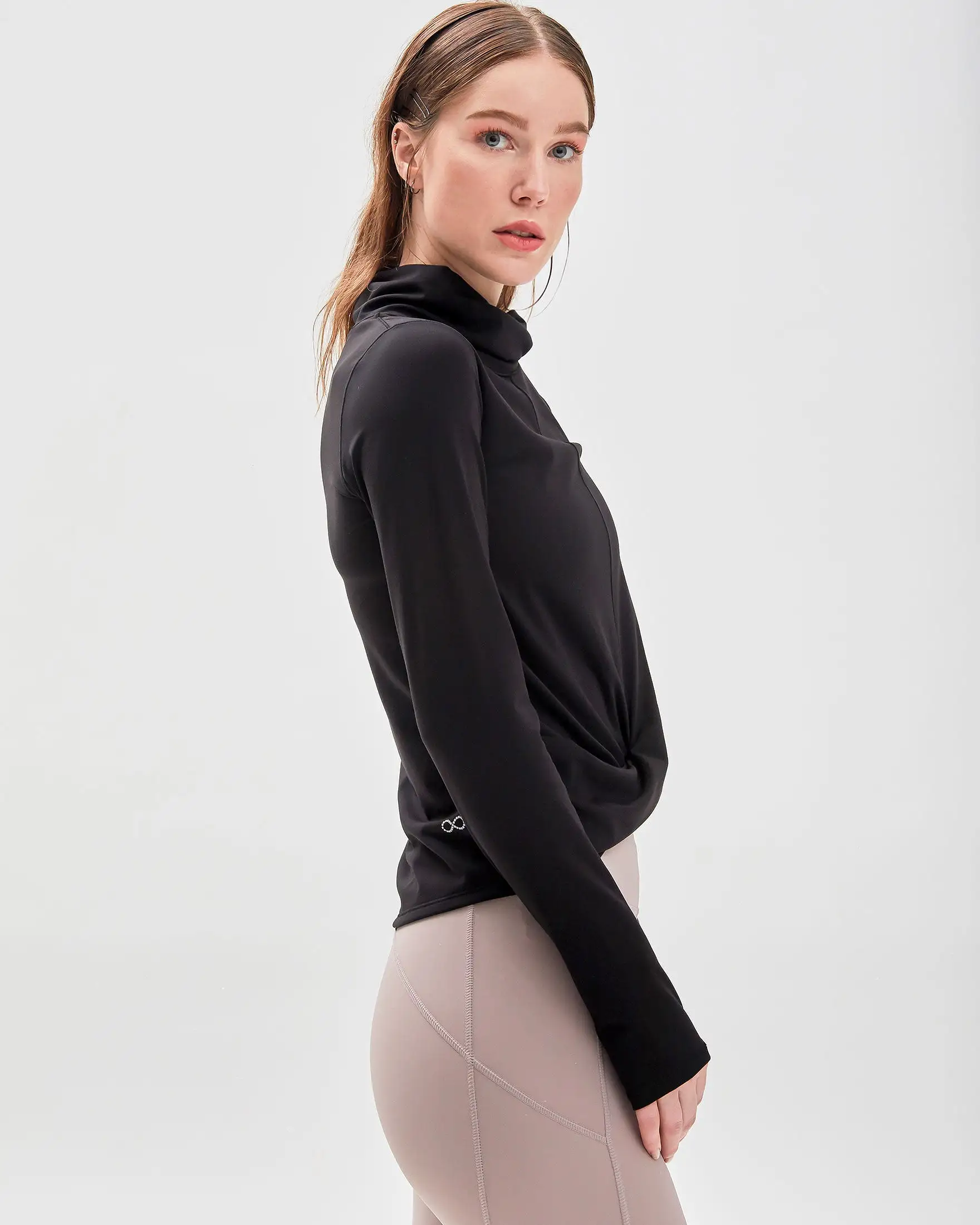 Turtle-Cowl Neck Coziplex Long Sleeve