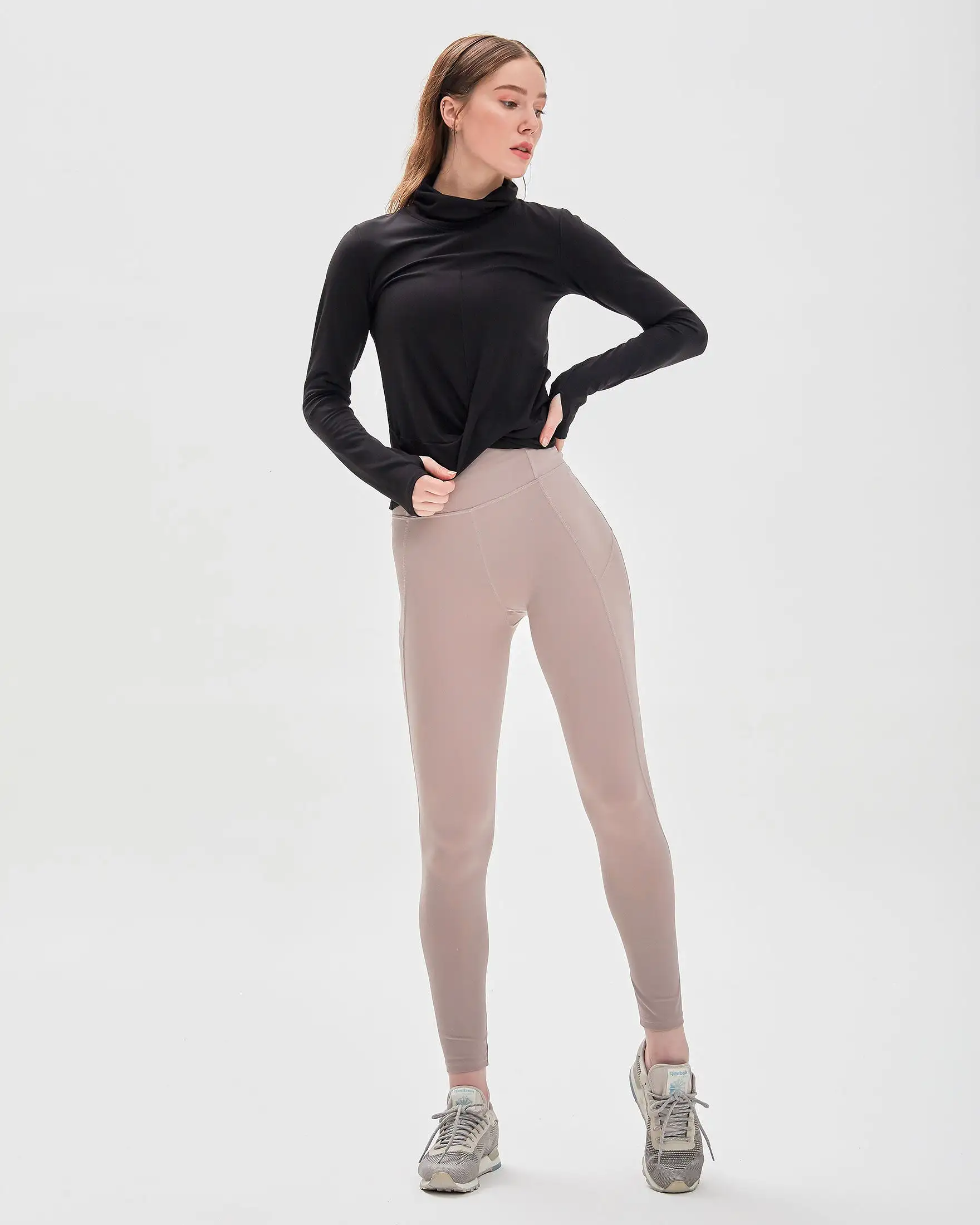 Turtle-Cowl Neck Coziplex Long Sleeve