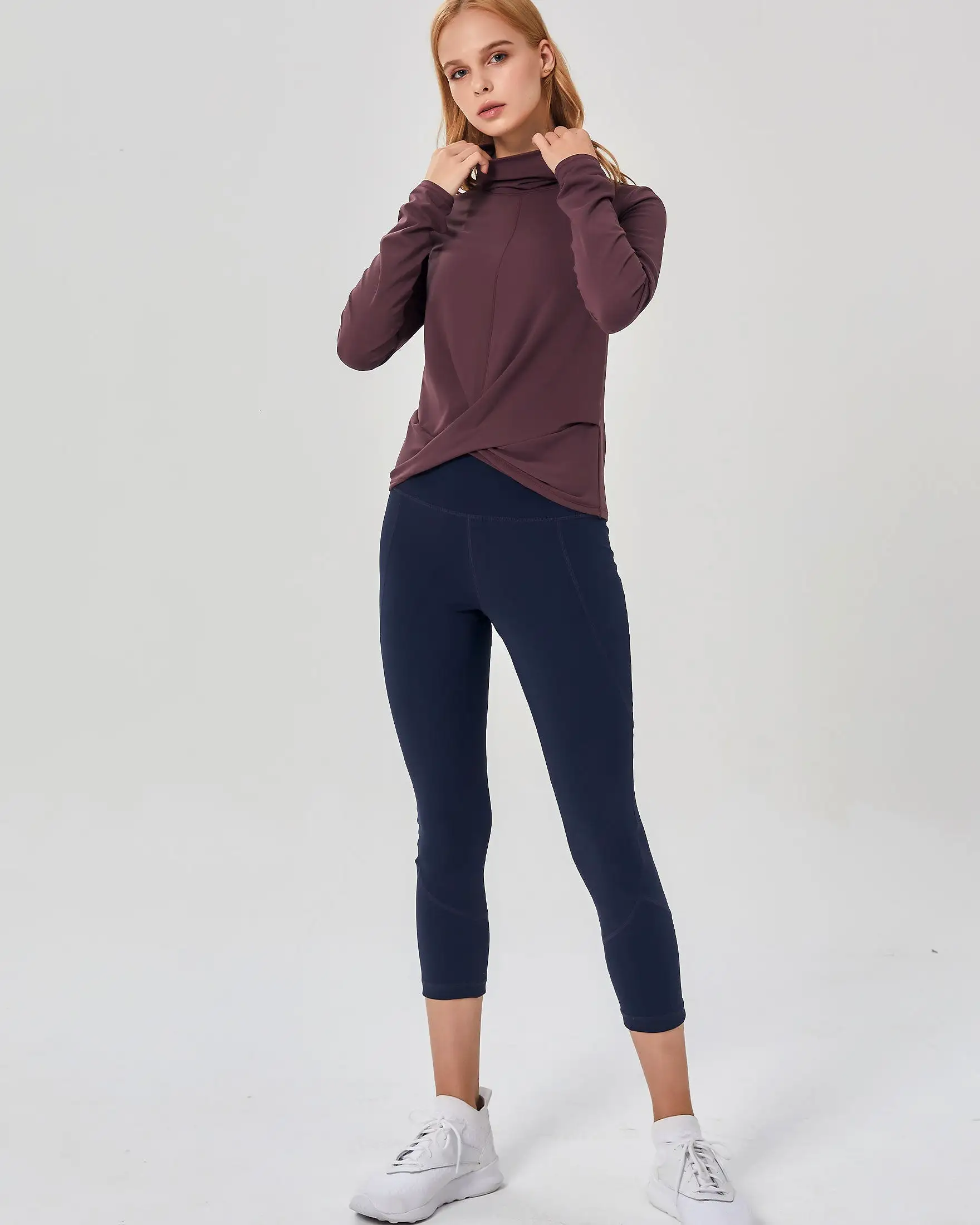 Turtle-Cowl Neck Coziplex Long Sleeve