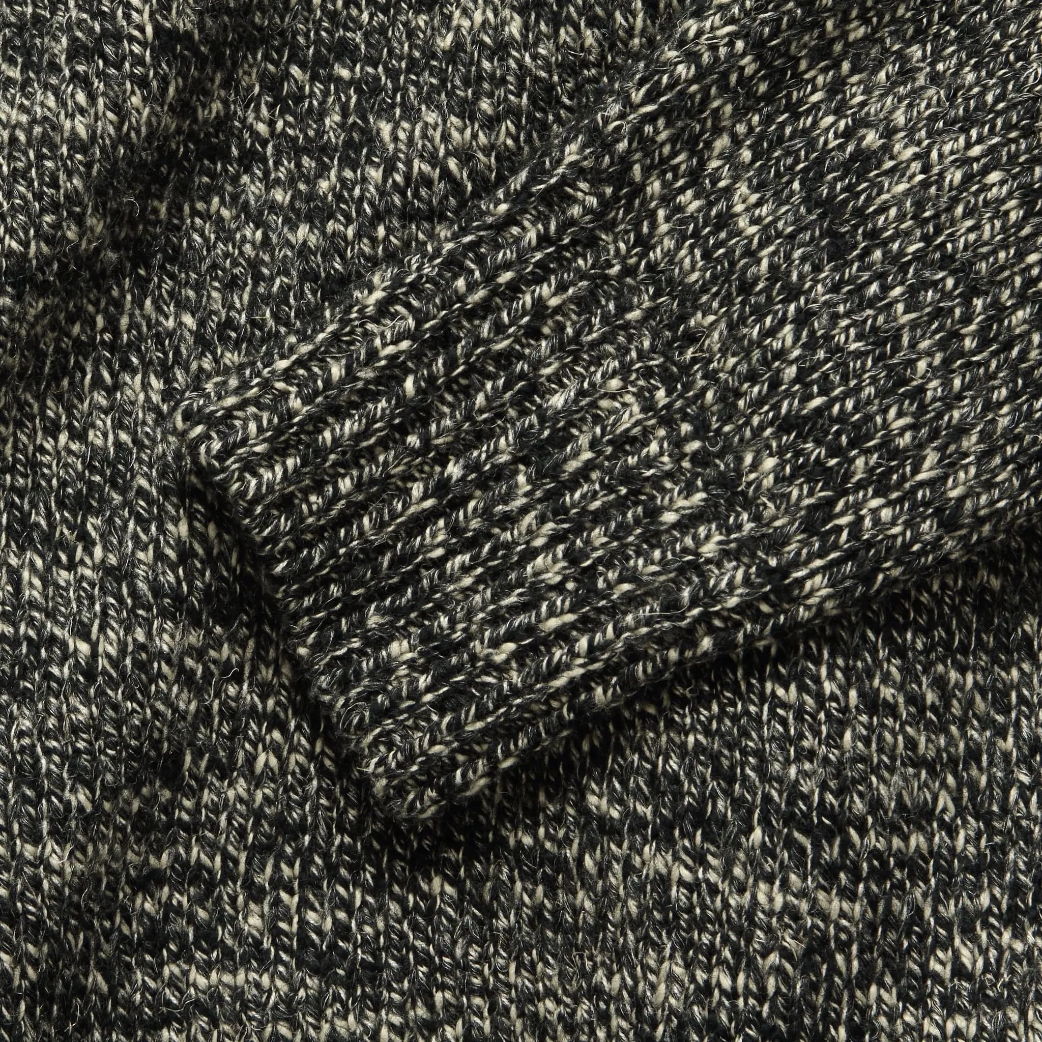 Turtleneck Pullover - Salt Pepper Marl