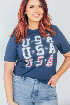 USA Repeat Graphic Tee