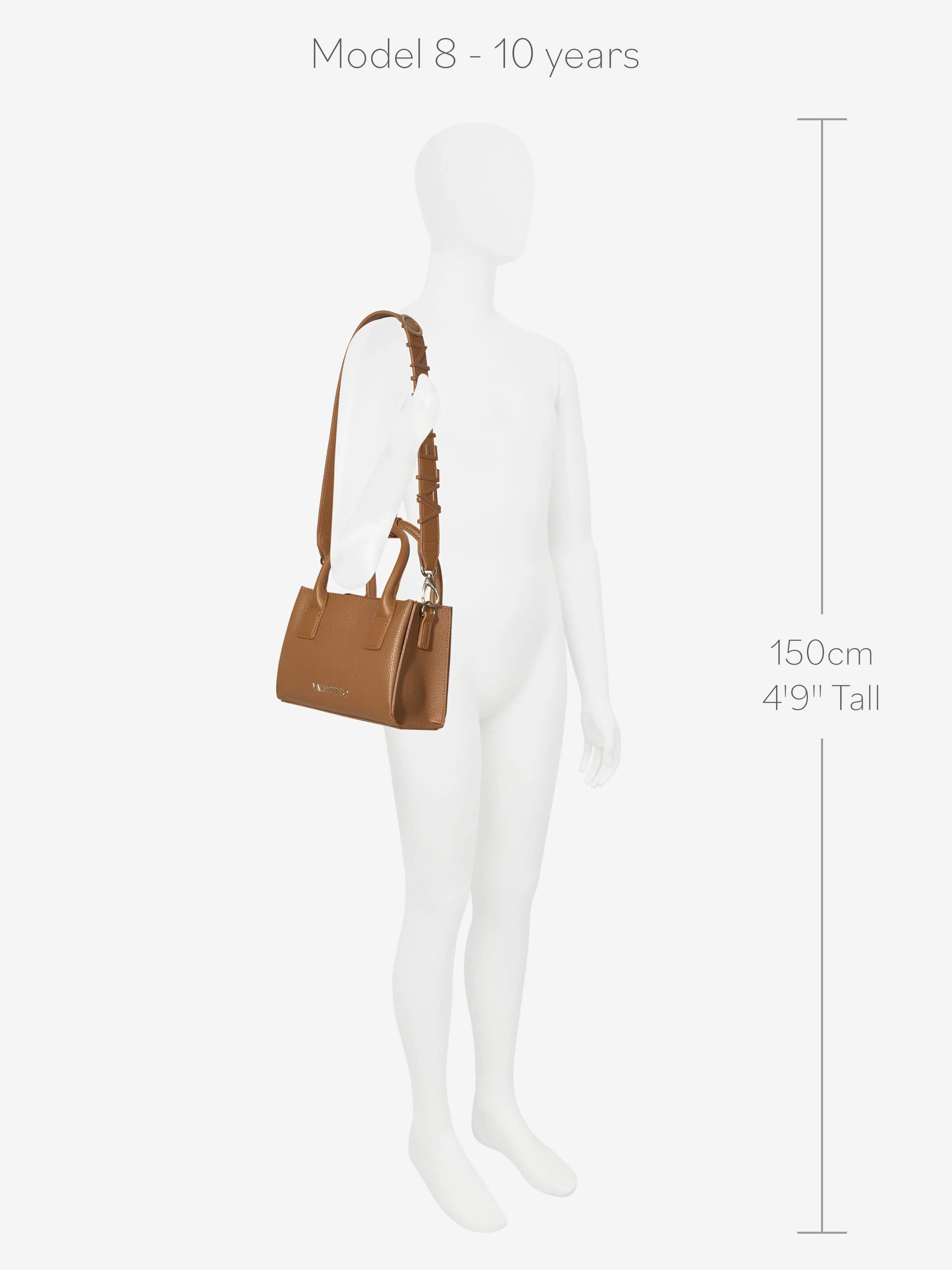 Valentino Girls Seychelle Mini Tote Bag in Brown