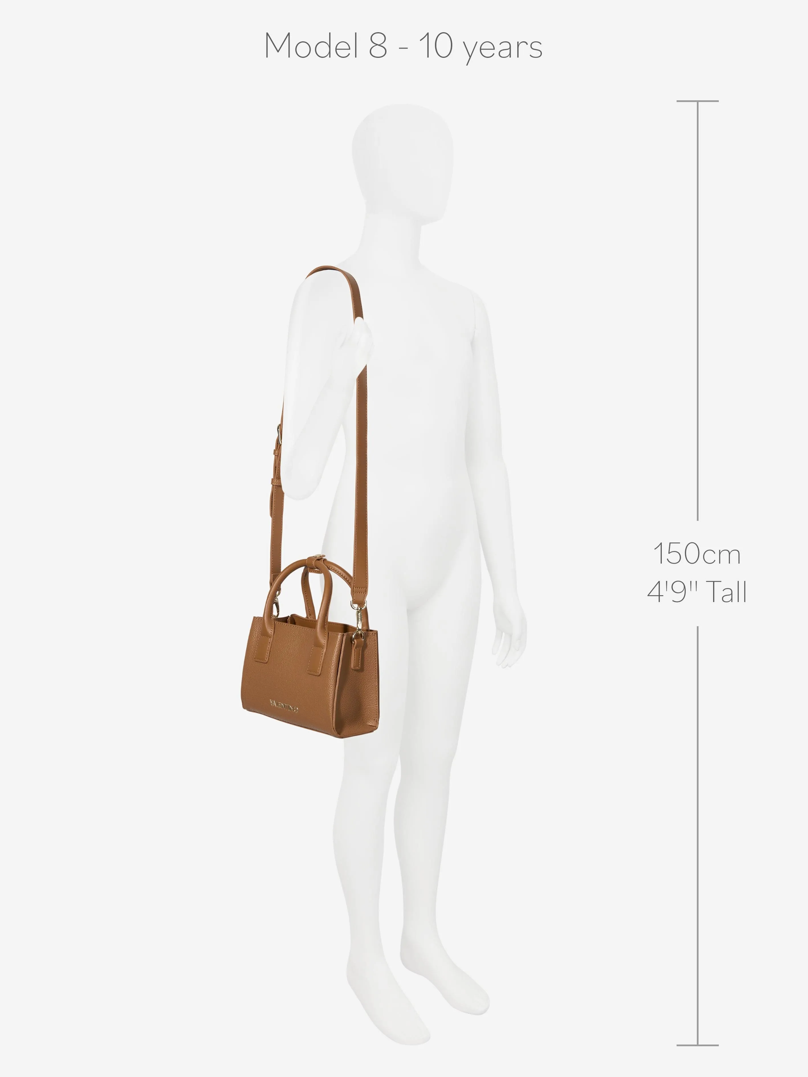 Valentino Girls Seychelle Mini Tote Bag in Brown