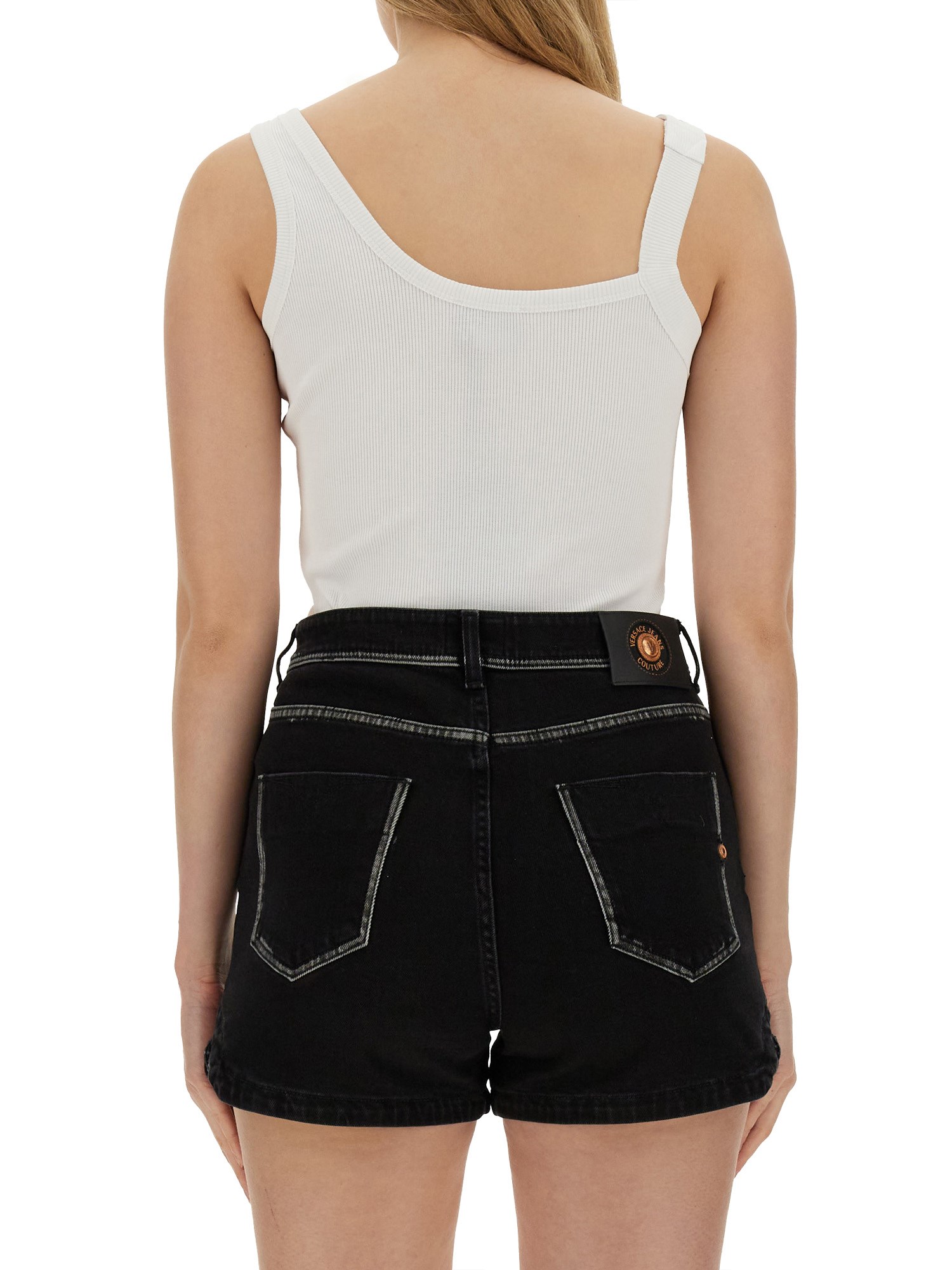 VERSACE JEANS COUTURE    TANK TOP WITH BUCKLE