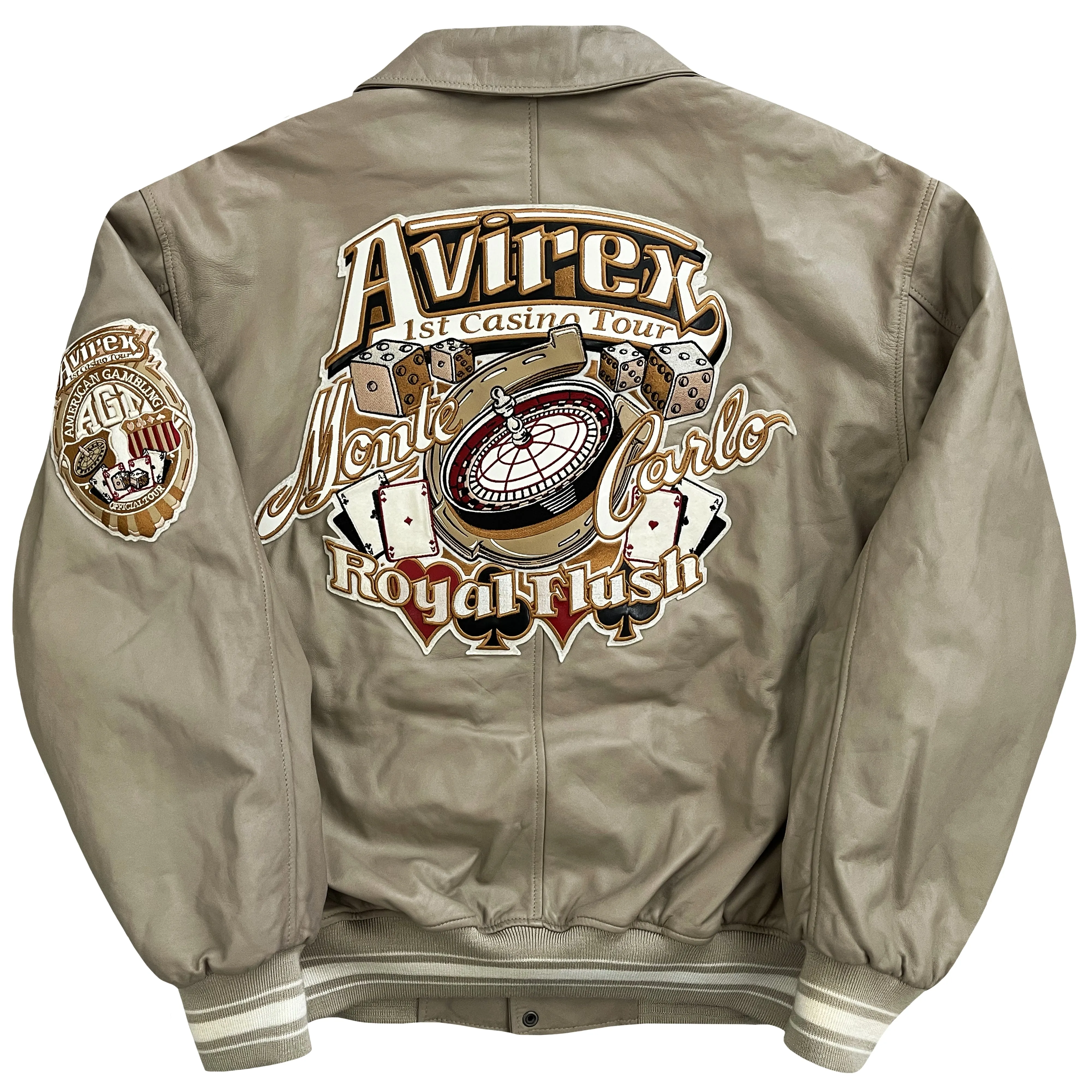 Vintage Avirex Leather Varsity Jacket