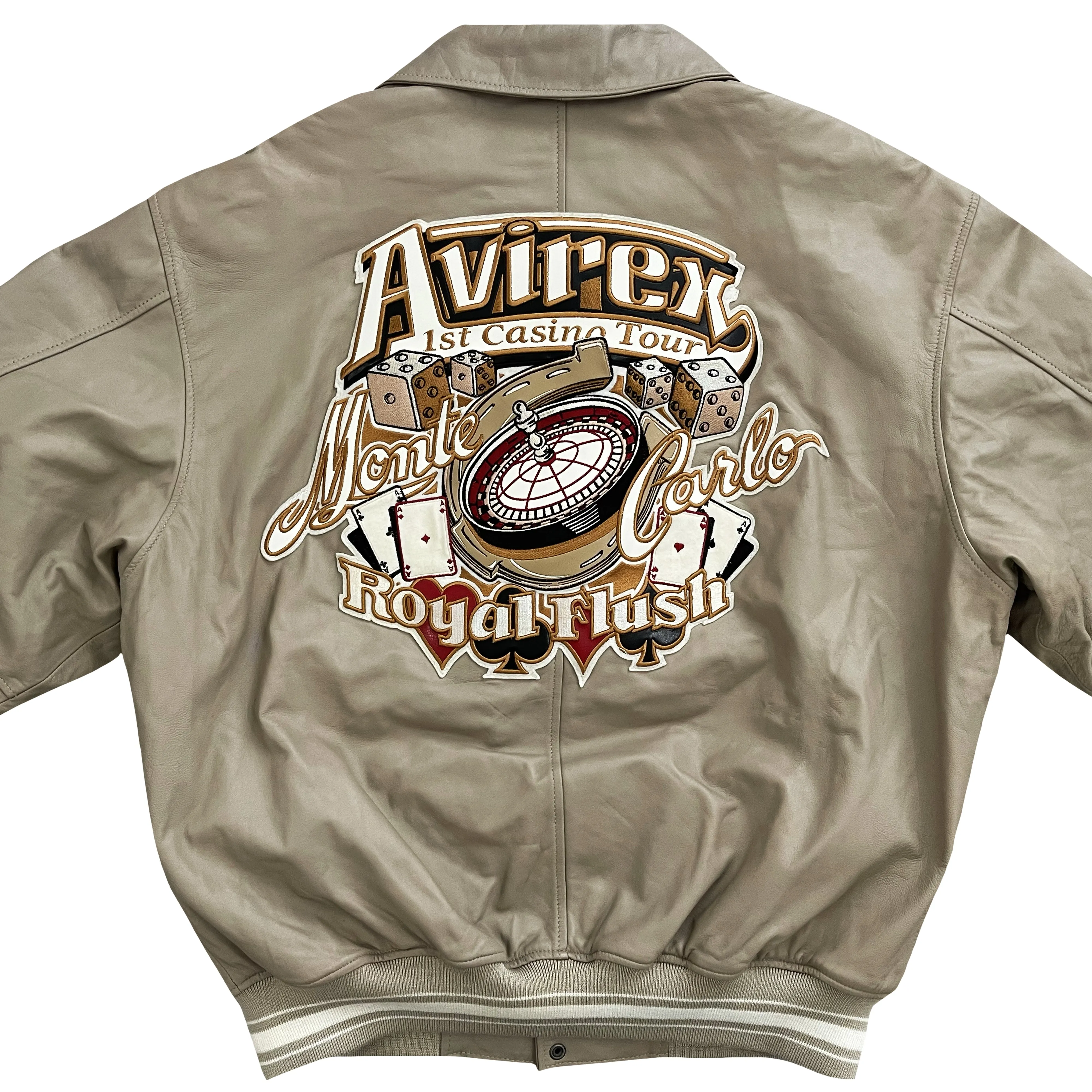 Vintage Avirex Leather Varsity Jacket