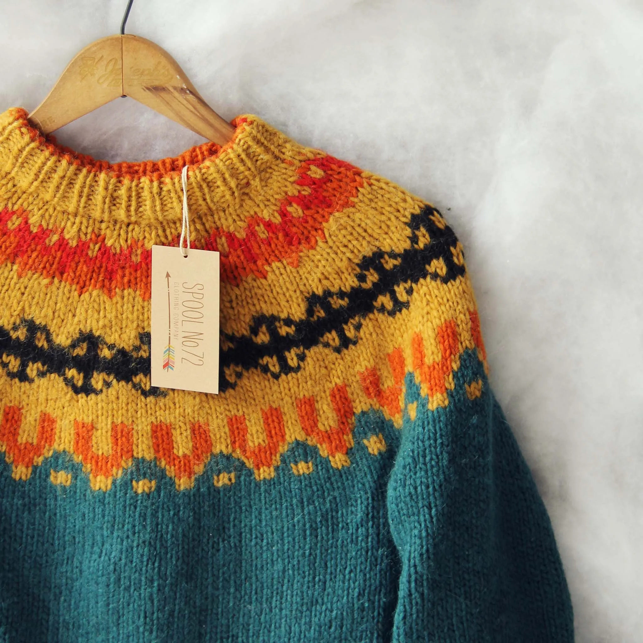 Vintage Cozy Ski Sweater