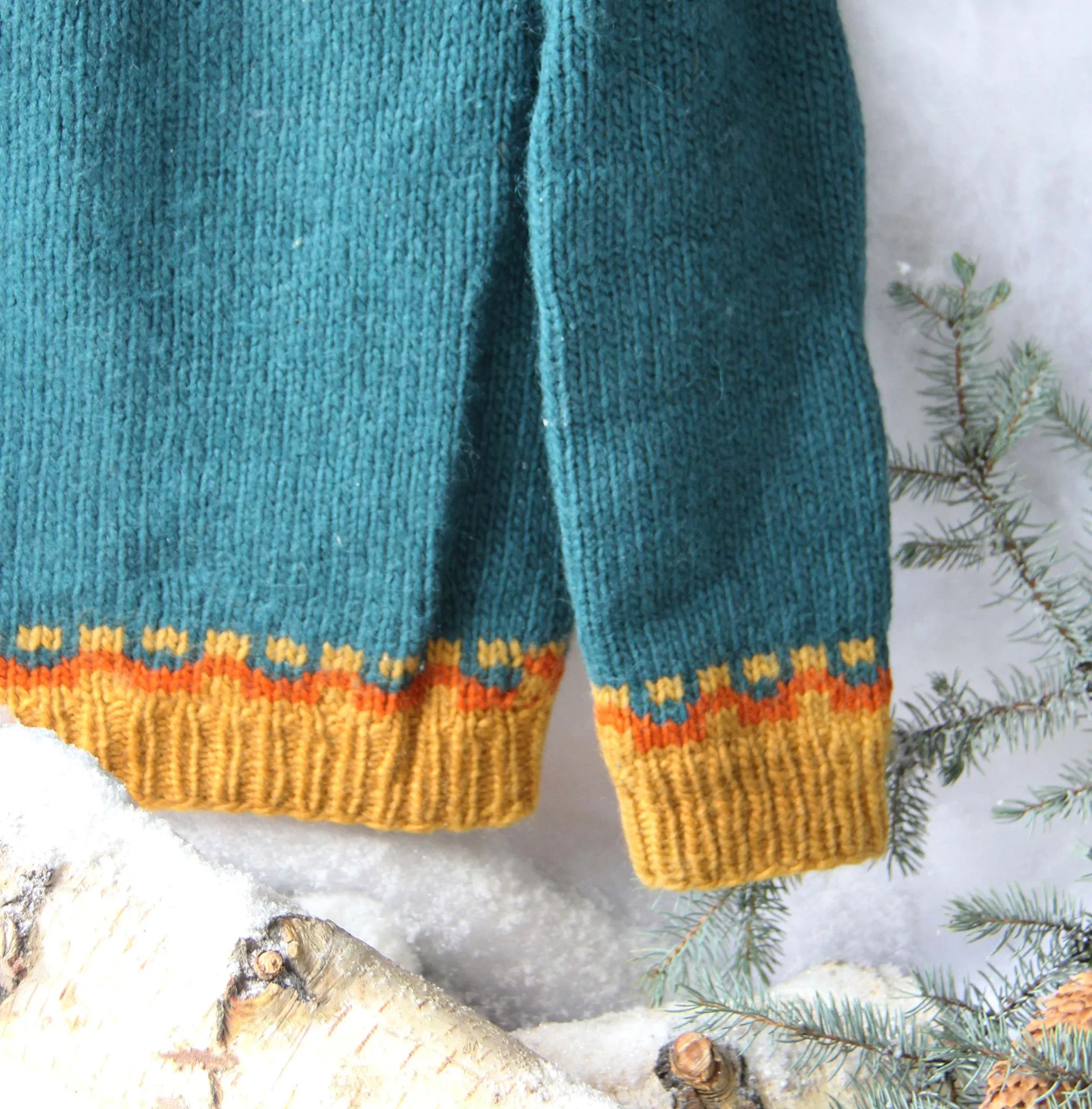 Vintage Cozy Ski Sweater