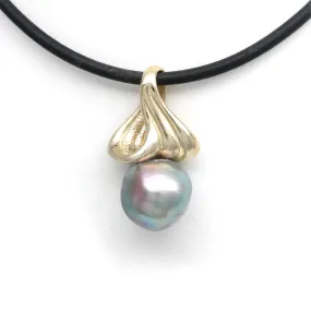 Waves 14K Gold Cortez Pearl Pendant