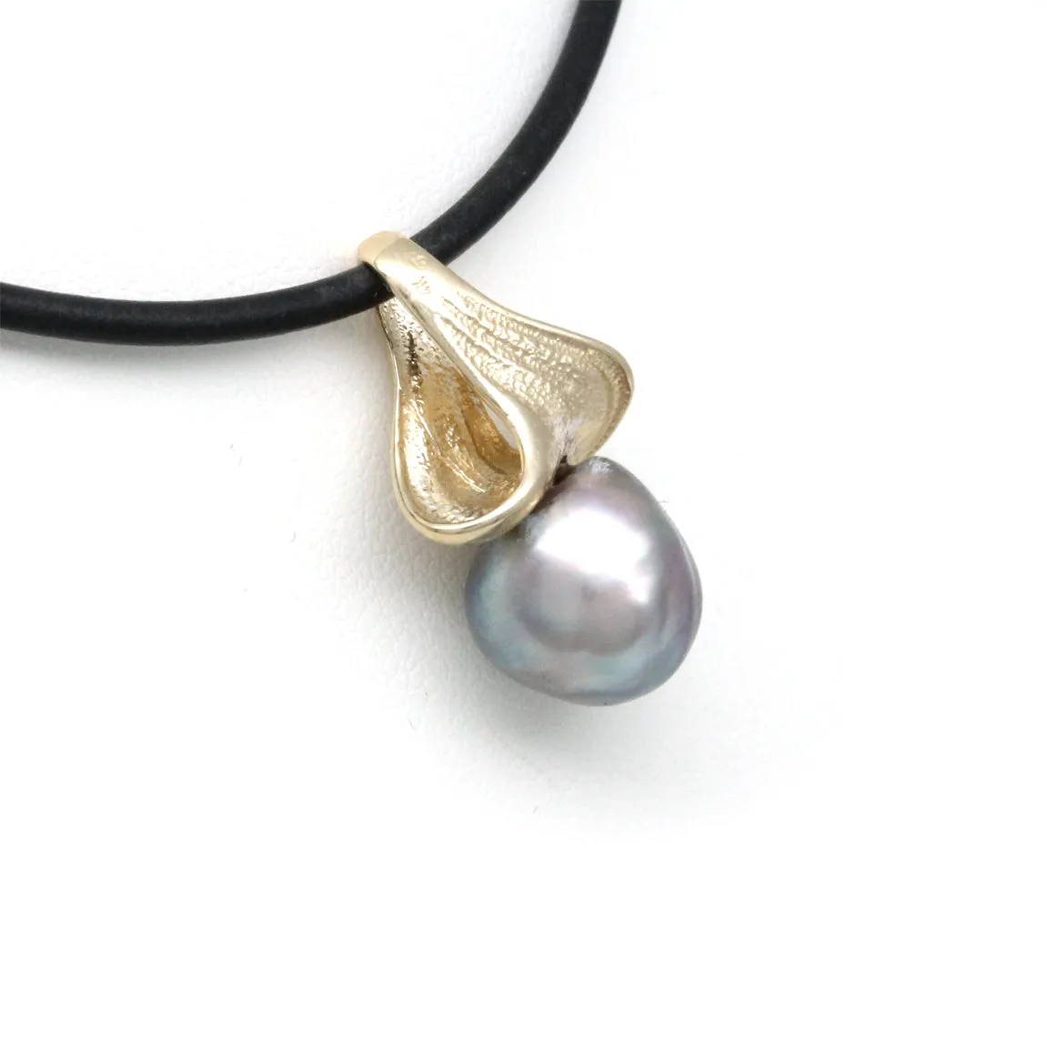 Waves 14K Gold Cortez Pearl Pendant