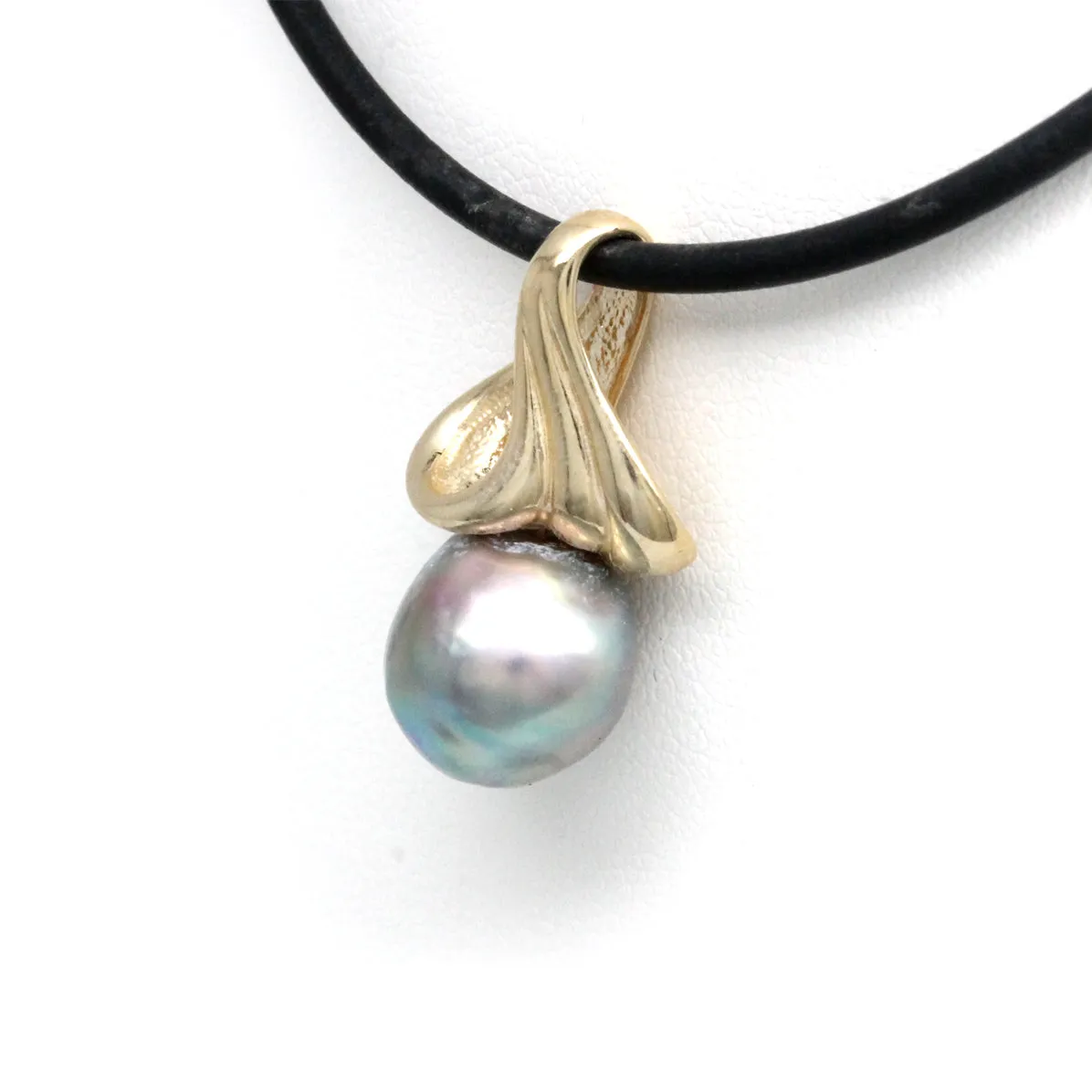 Waves 14K Gold Cortez Pearl Pendant