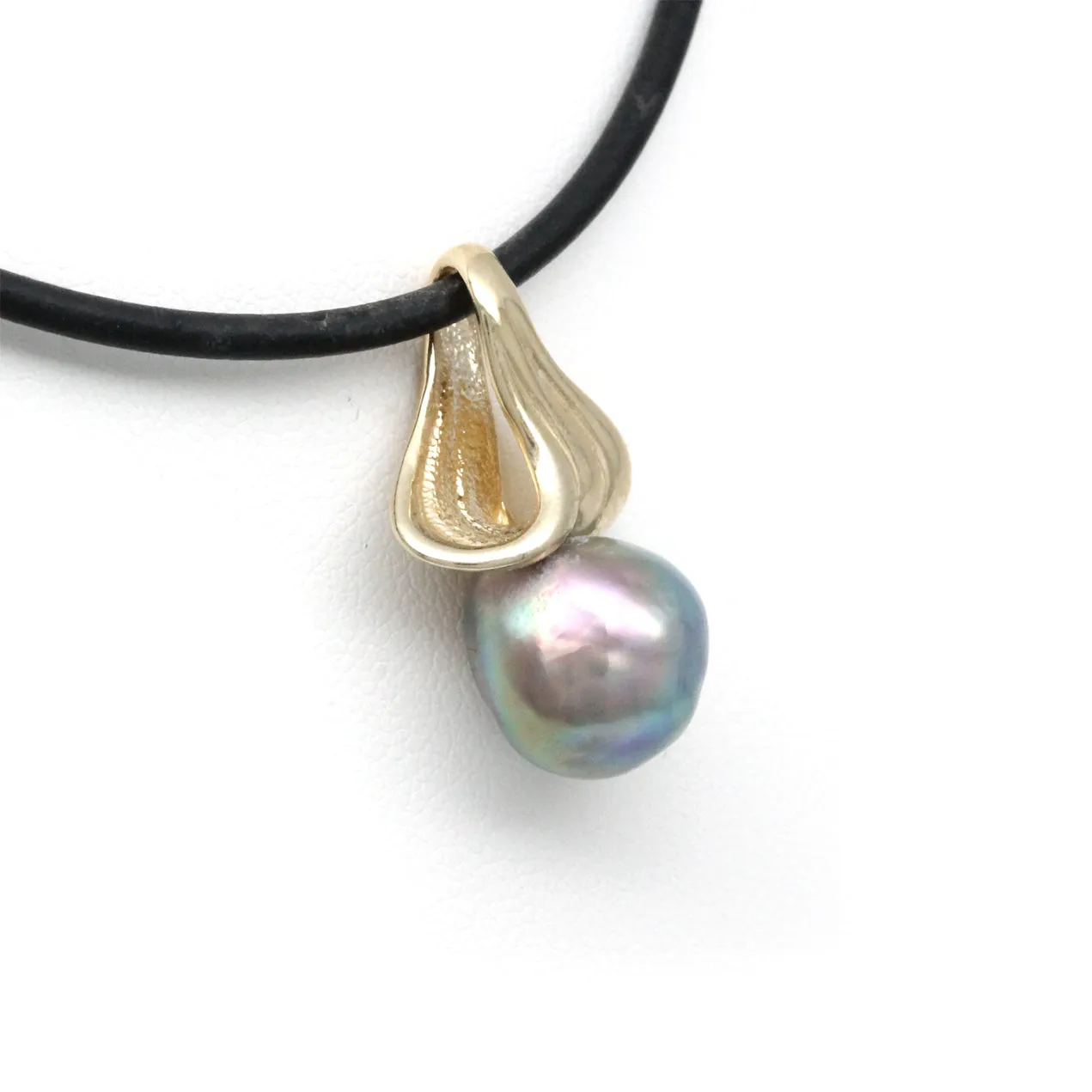 Waves 14K Gold Cortez Pearl Pendant