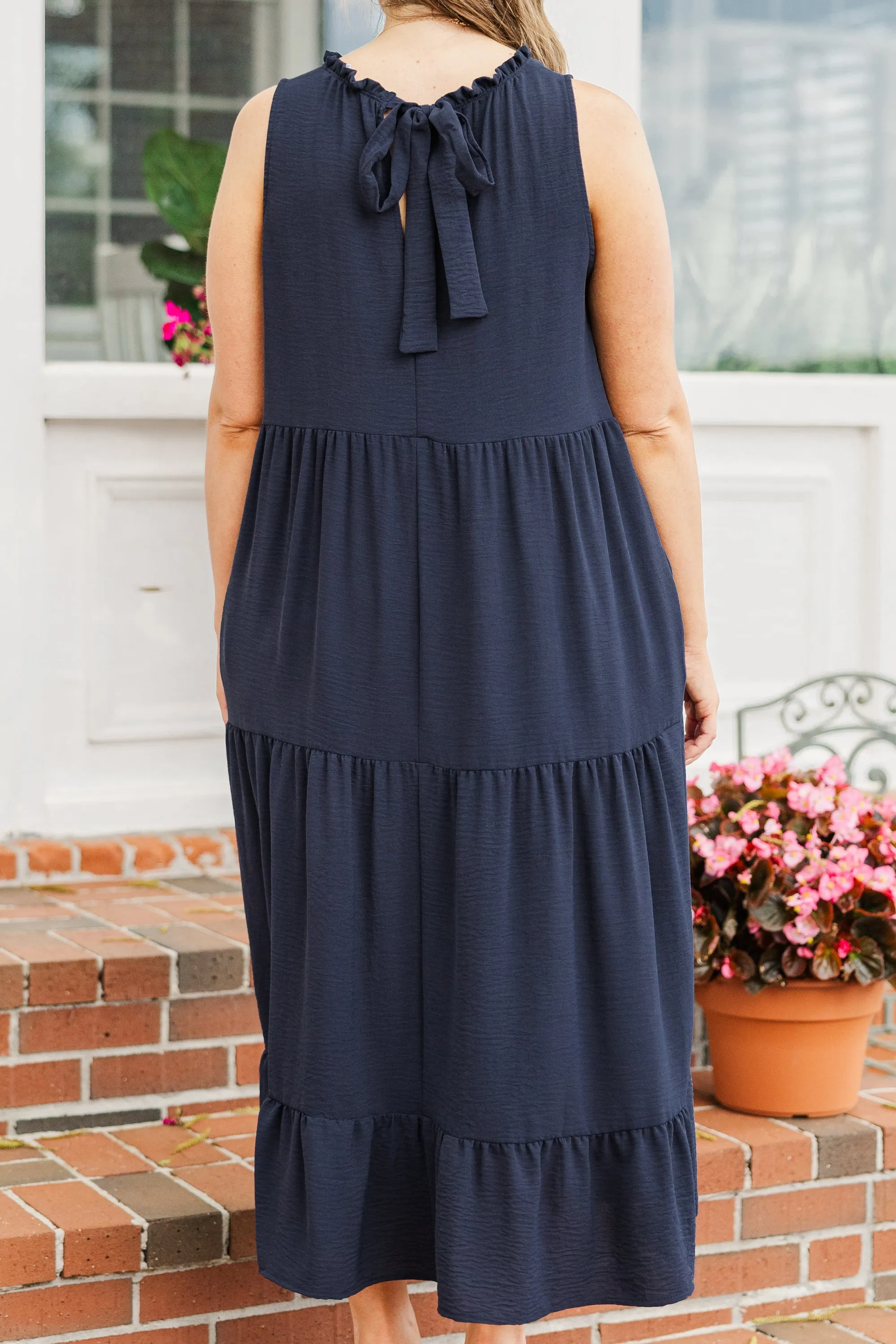 Weekend Wardrobe Maxi Dress, Navy Blue