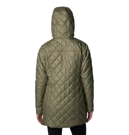 Women's Copper Crest Hooded Long Jacket - 1894511