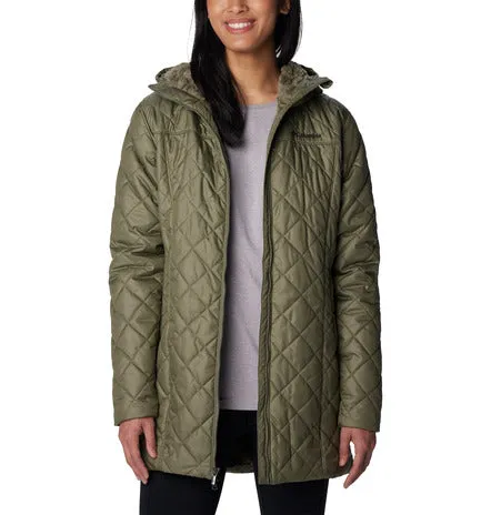 Women's Copper Crest Hooded Long Jacket - 1894511