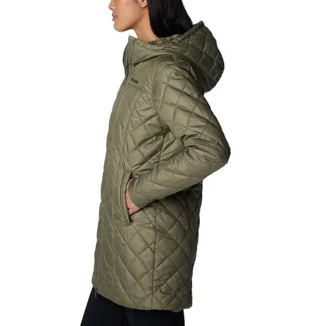 Women's Copper Crest Hooded Long Jacket - 1894511