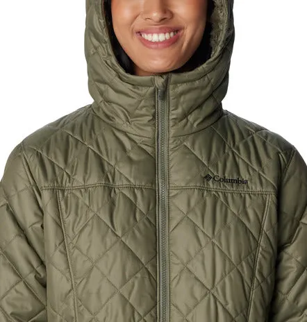 Women's Copper Crest Hooded Long Jacket - 1894511