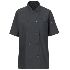 Women's Short Sleeve Chef Coat with OilBlok + MIMIX