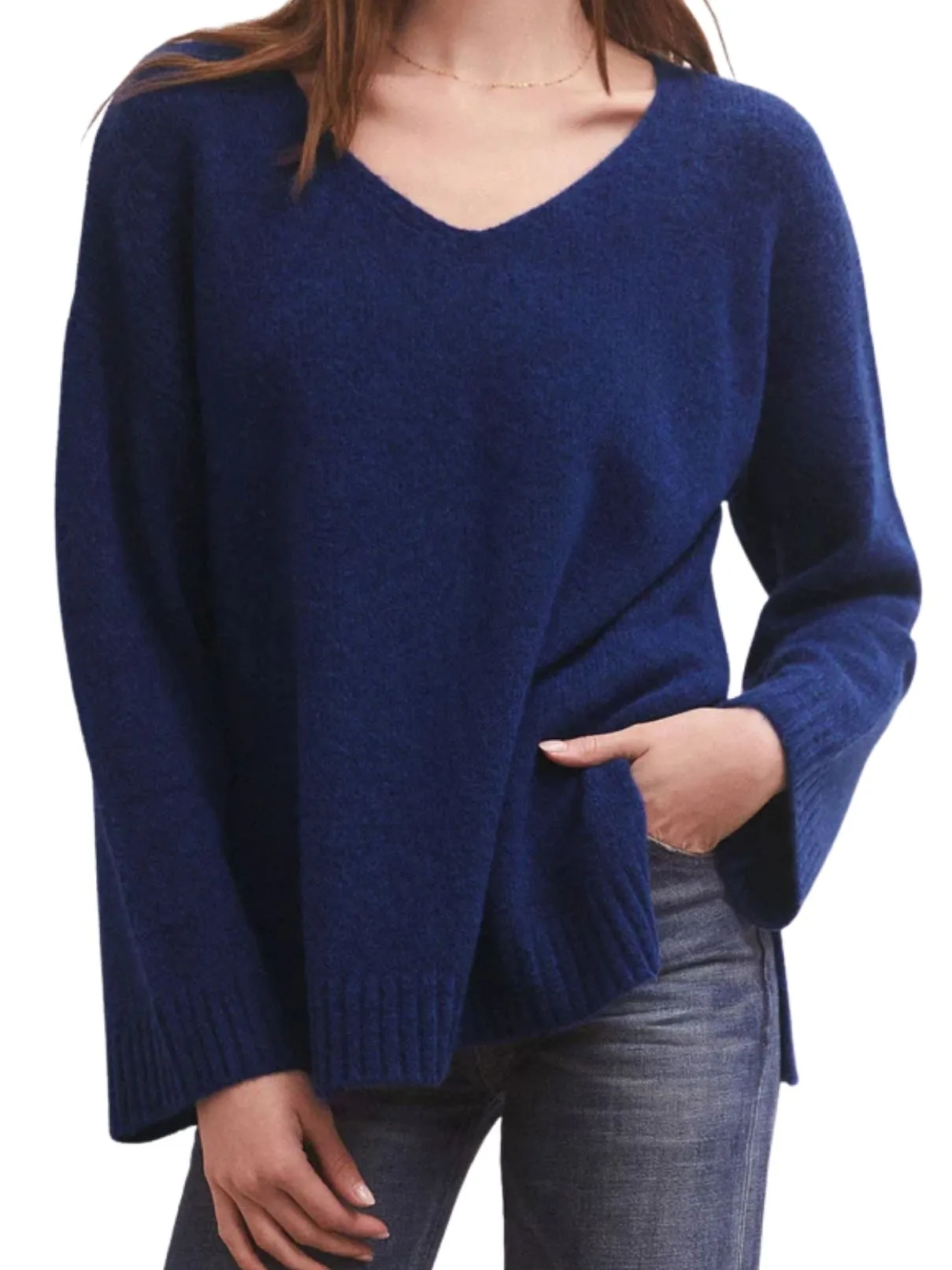 Z Supply Modern Sweater in Blue Space